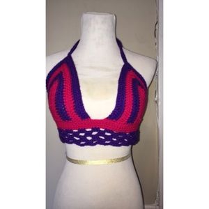 Handmade crotchet tops Coachella