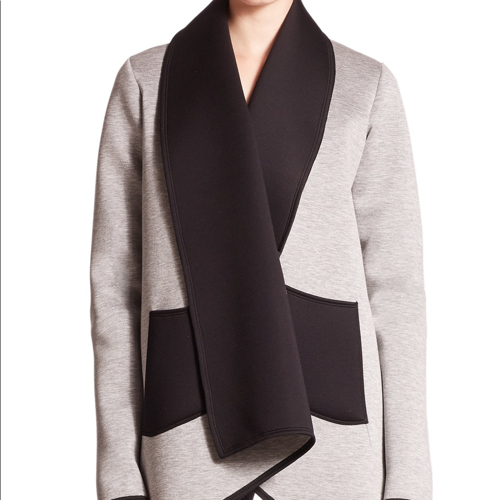 KORAL Activewear Bonded Open Front Jacket Carbon38