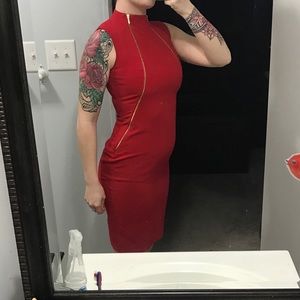 Calvin Klein red dress