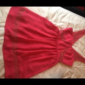 NWT Max and Cleo hot pink cocktail dress