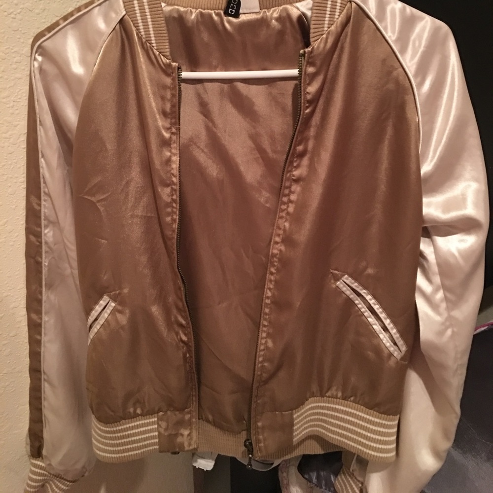 Silk Gold and White Jacket.