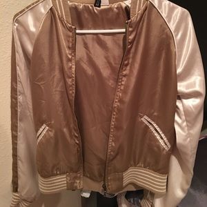 Silk Gold and White Jacket.