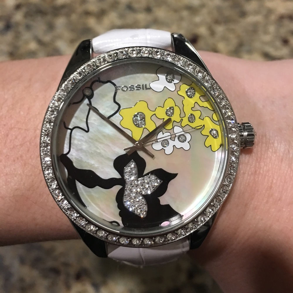 Fossil watch - brand new replaced strap