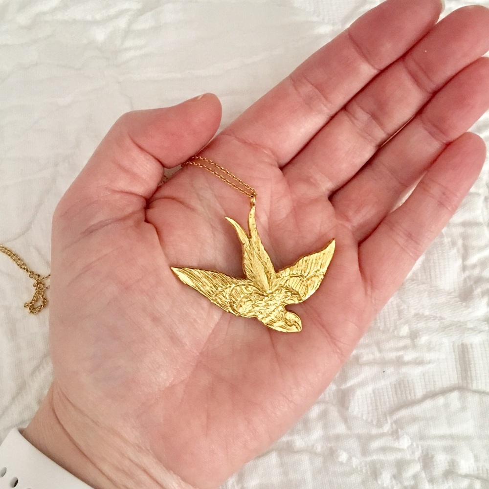 Odette New York Gold Sparrow Necklace - Picture 2 of 4
