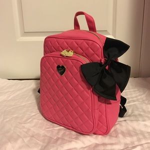 Hot Pink Betsey Johnson Backpack
