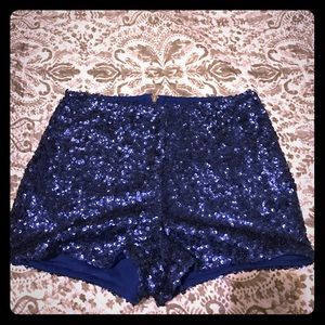 Charlotte Russe Sequin Shorts NWOT