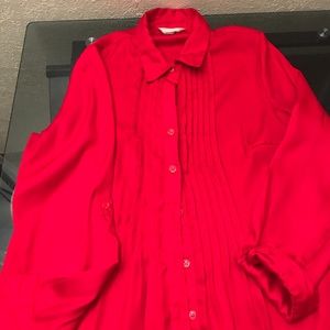 Dressy red shirt