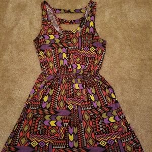 F21 Tribal print dress