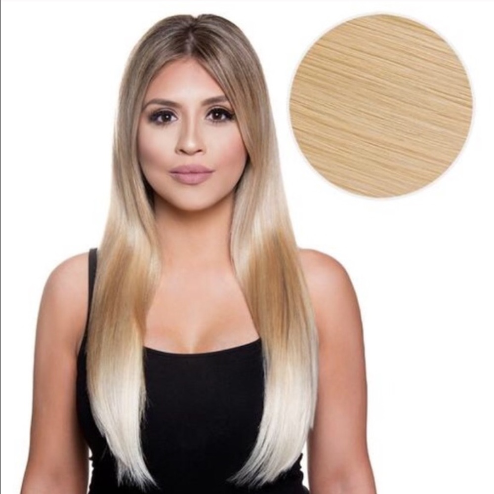 Bellami 20" clip in extensions "ash blonde"