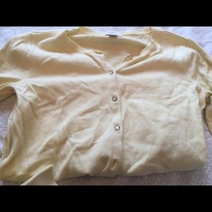 Gently used yellow cardigan