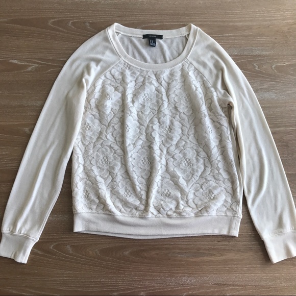 Forever 21 Sweaters - 🛑8 for $15🛑 FOREVER 21 LACE SWEATER