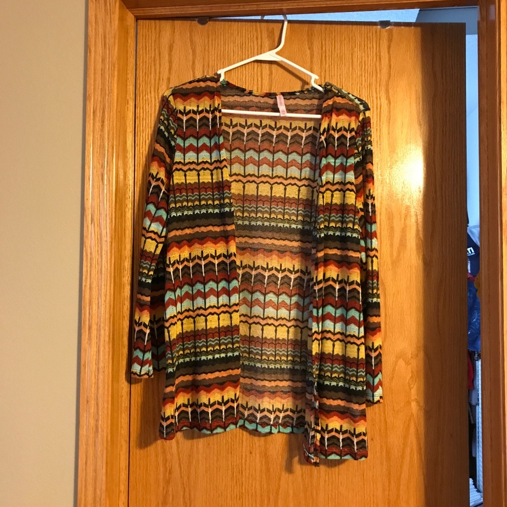 Like NEW L Xhiliration Cardigan