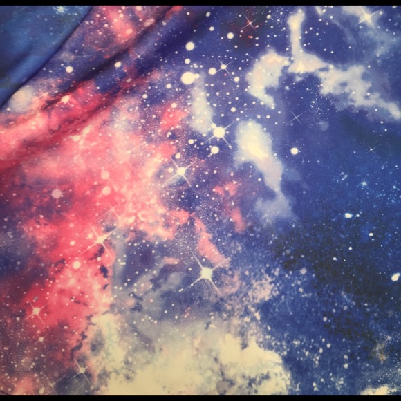 GALAXY MINI skater SKIRT space necessary clothing - Picture 3 of 4