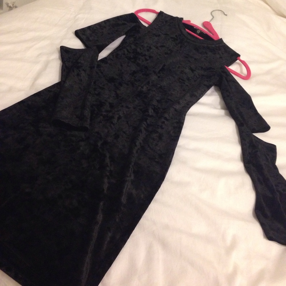 Velvet cocktail dress - Picture 2 of 4