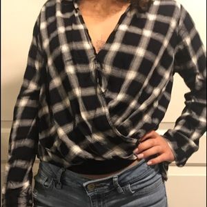 Plaid Flannel Top