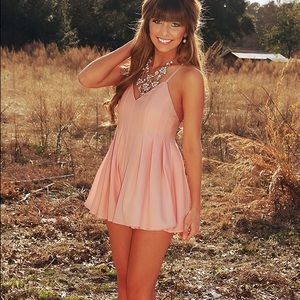 L'atiste by Amy Light Pink Romper/Dress