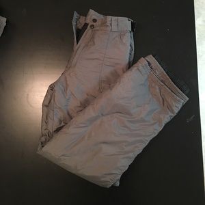 Men's grey snow pants