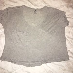 Victoria's Secret Sport Grey Crop Top