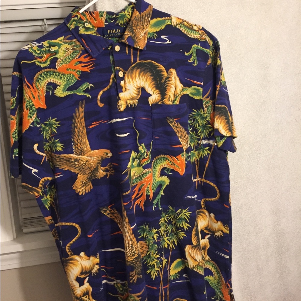 Polo oriental style shirt Ralph Lauren