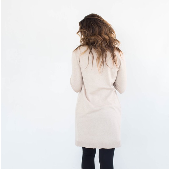 NO RESTOCK//TAN NEUTRAL DUSTER ONE LARGE LEFT - Picture 4 of 8