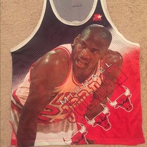 Michael Jordan tank top made by Starter