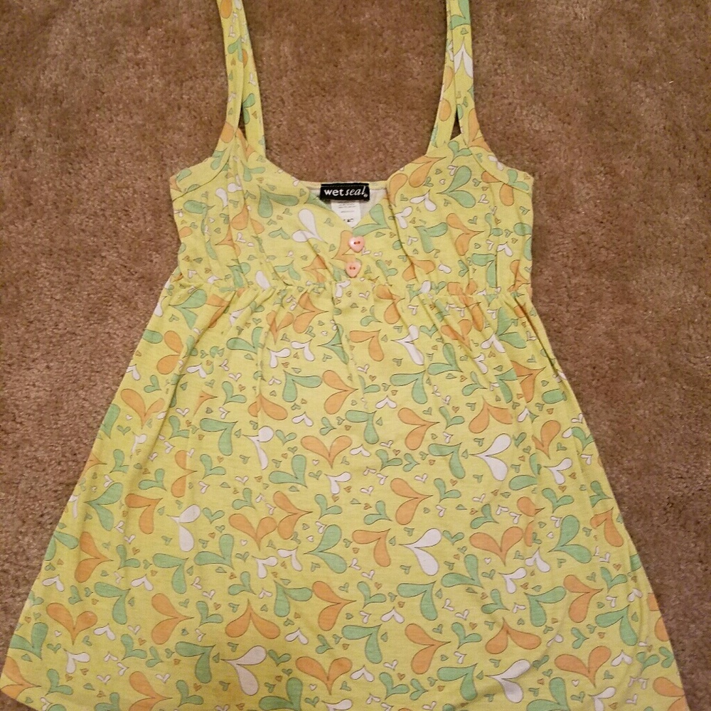 Wet Seal Heart print tank