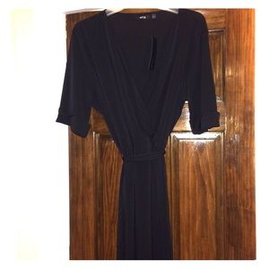 NWT/ Black Wrap Dress