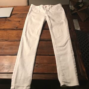 American Eagle White Super Stretch Jeggings Sz 8
