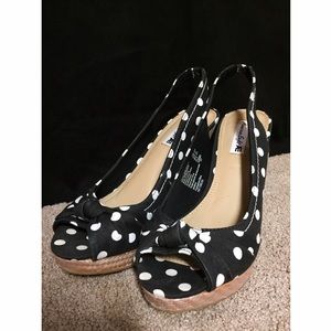 Polkadot Wedges from American Eagle
