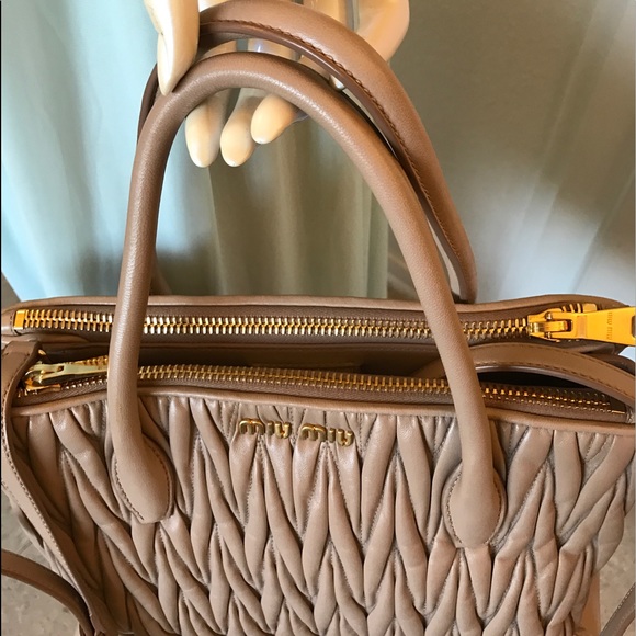 Miu Miu Matelasse Nappa Leather Tote - Picture 4 of 4