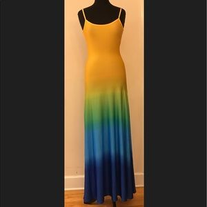 🎈🎈🎈HP🎈🎈🎈NWT RAINBOW BOHO SUMMER MAXI DRESS