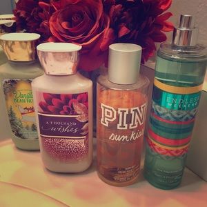 Body spray and lotion