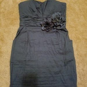 Strapless woven dress Sz small