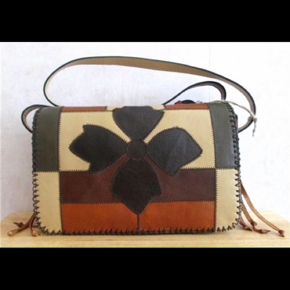 PATRICIA NASH PATCHWORK BARI SQUARE CROSSBODY