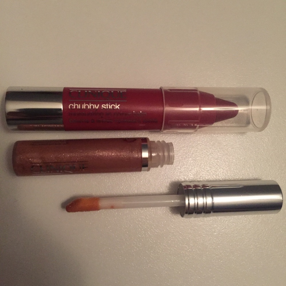 👄Clinique Chubby Stick & Lip Gloss👄