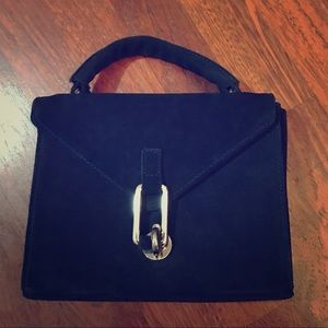 Small Navy Blue Shoulder Bag.