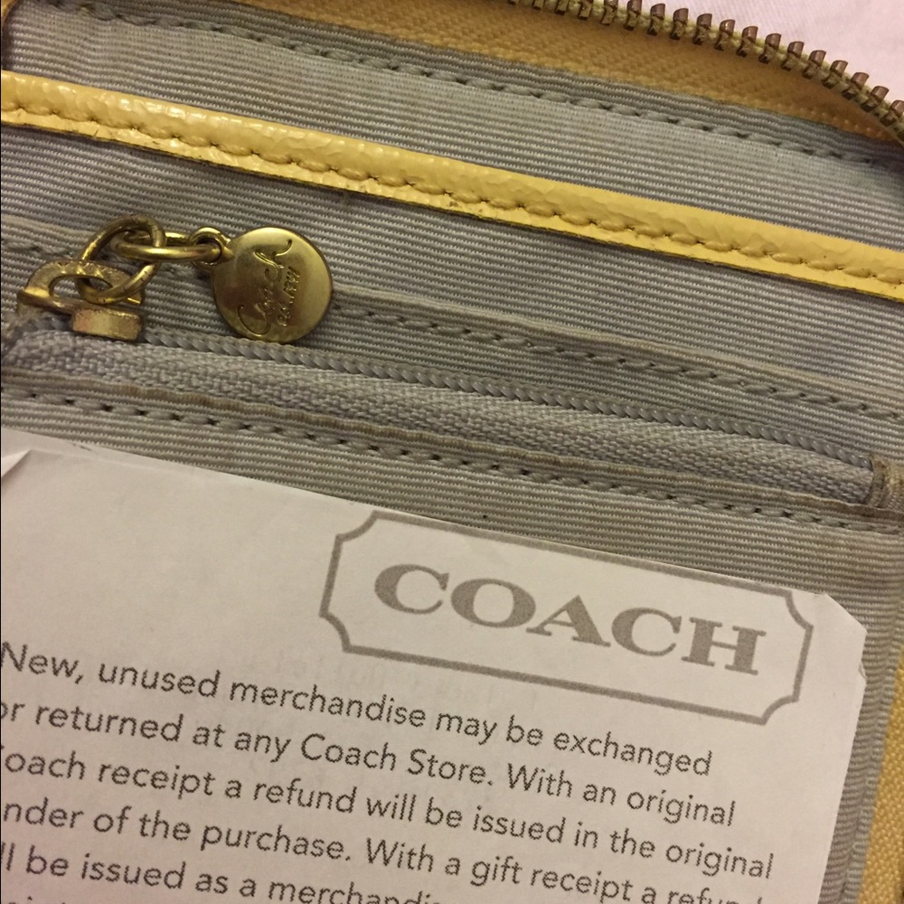 Coach wallet wristlet