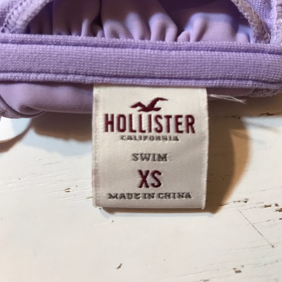 Hollister Lavender Fringe Bikini Top - Picture 3 of 3