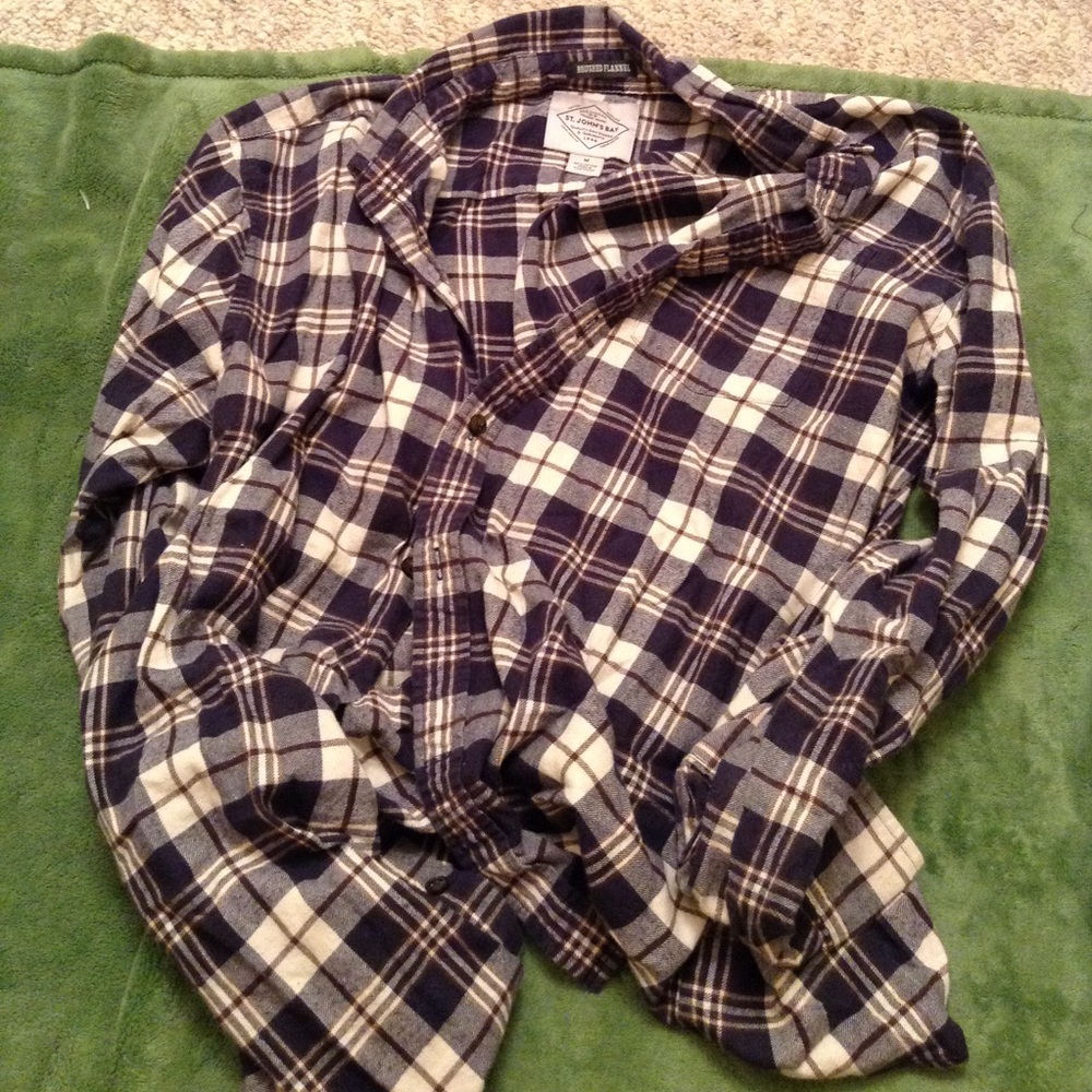 Blue flannel