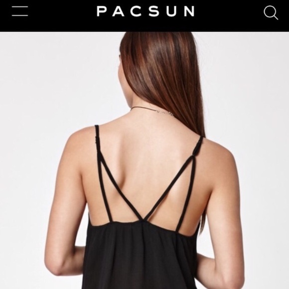 Kendall & Kylie Scalloped Tank in Light Pink - Picture 2 of 5