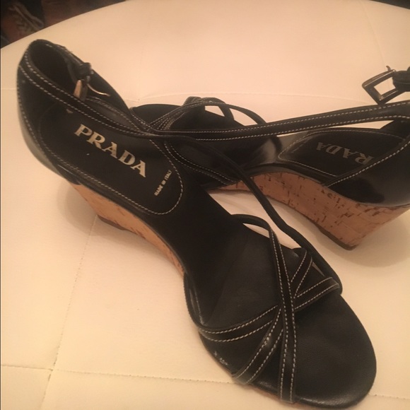 Prada black wedges - Picture 3 of 4