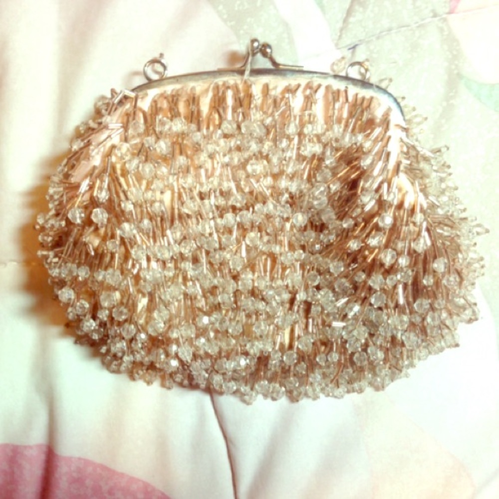 Beaded clutches bag coin purse handbag