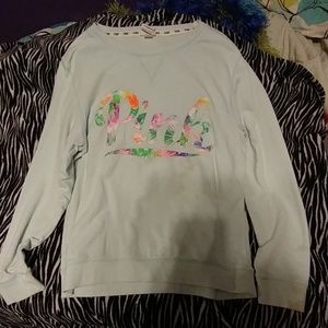 Pink Victoria's secret crew neck
