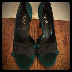 Franco Sarto Green Dressy Heels