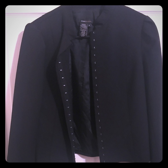 BcbgMaxazria mandarin collar blazer - Picture 2 of 4