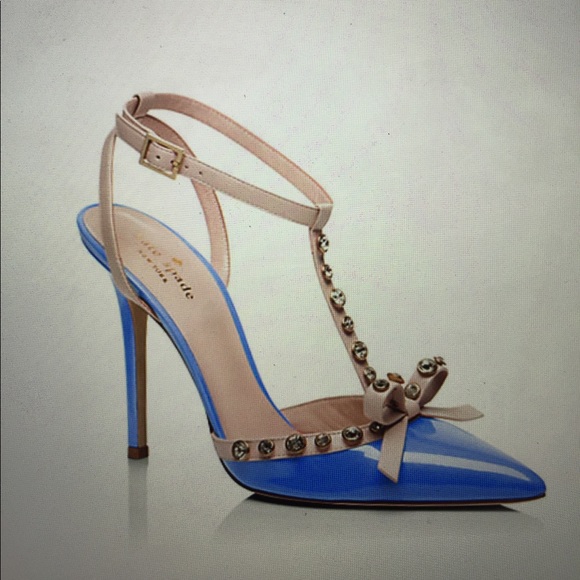 kate spade blue heels