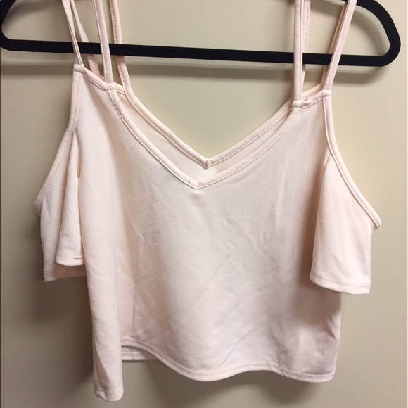 Charlotte Russe Off The Shoulder Top in Light Pink - Picture 2 of 3