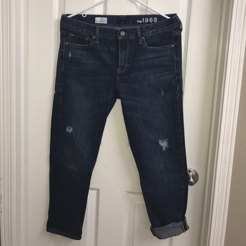Gap 1969 sexy boyfriend jeans petite - Picture 1 of 4