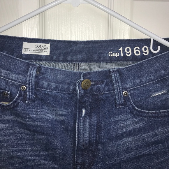 Gap 1969 sexy boyfriend jeans petite - Picture 2 of 4