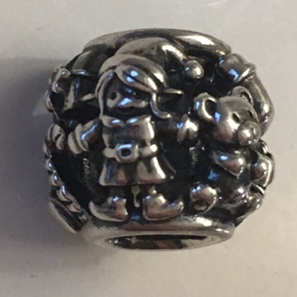 Authentic Pandora santa's elves charm